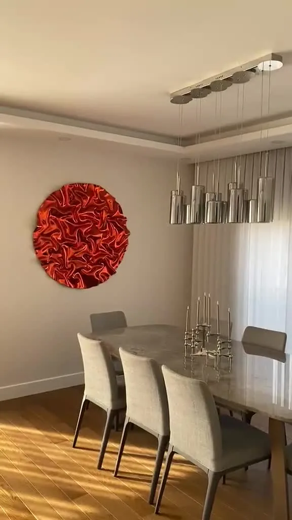 Nova 08 Turuncu Rölyef Duvar Tablosu videosu